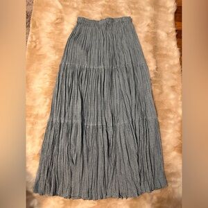 Double D Ranch Checkered Maxi Skirt